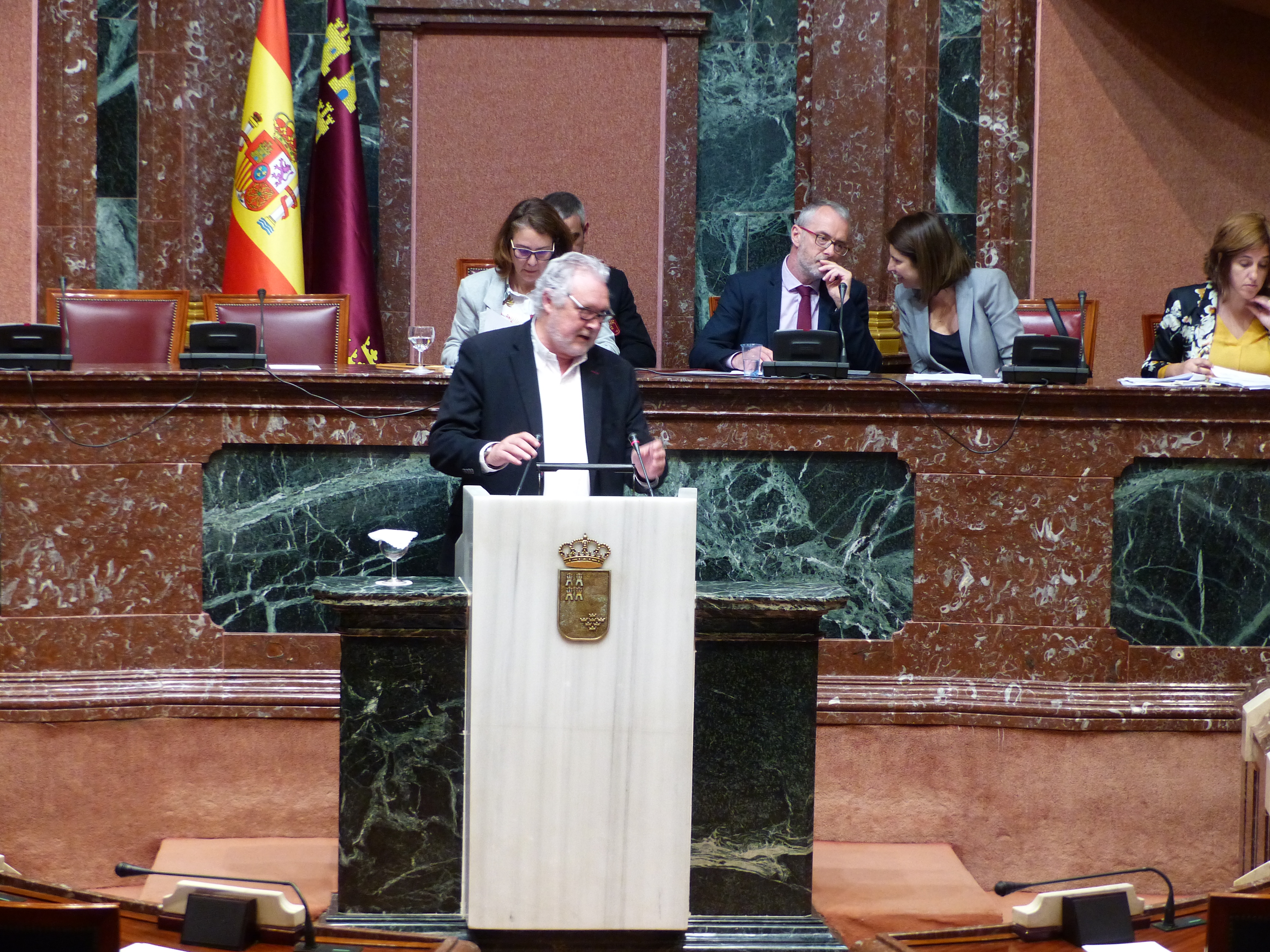 José Soria, diputado del PP, en el debate de la moción sobre el sector de la flor cortada