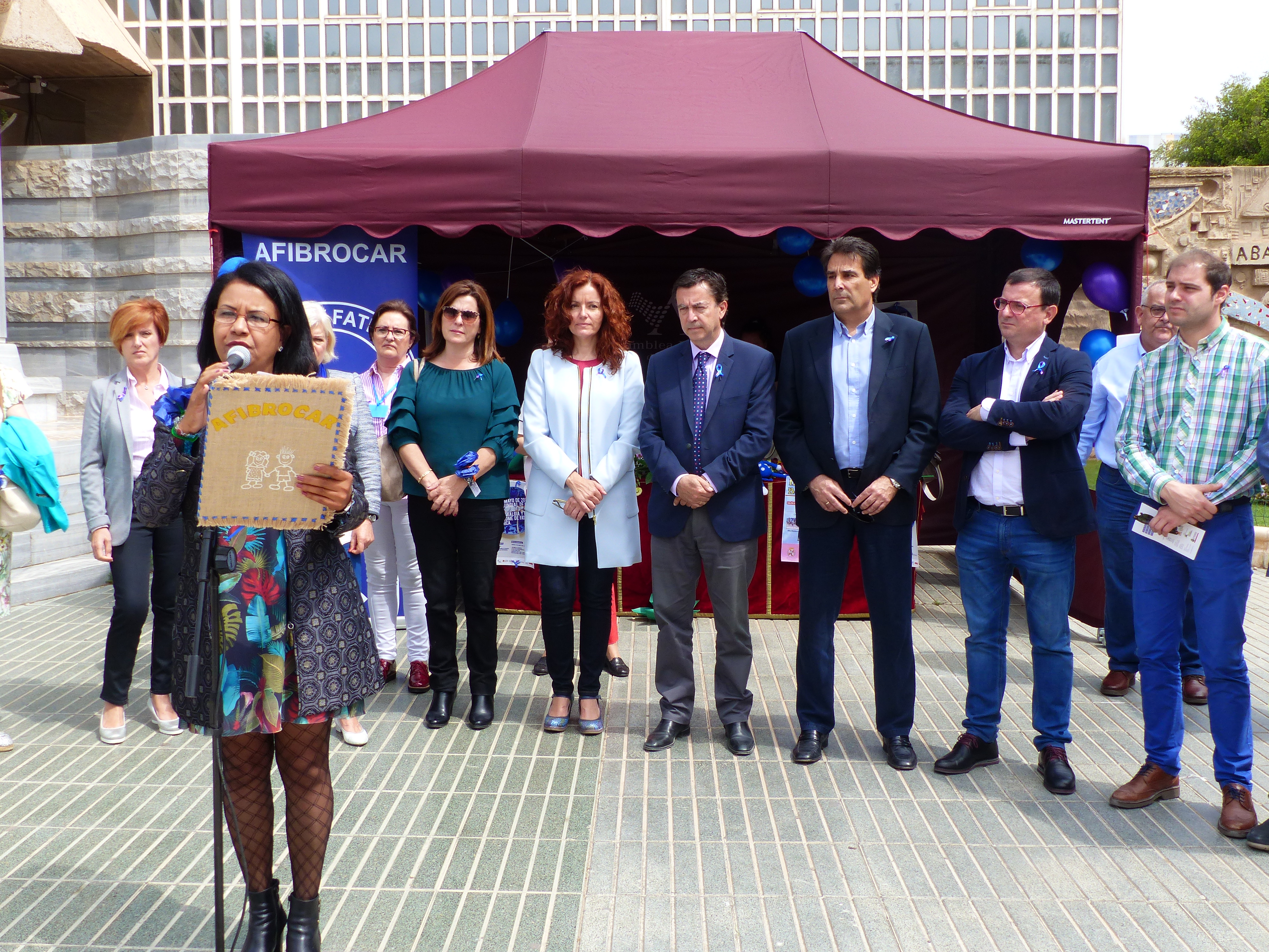 La Asamblea Regional ha arropado a la Asociación de Fibromialgia y Síndrome de Fatiga Crónica de Cartagena en la lectura de su XVI Manifiesto
