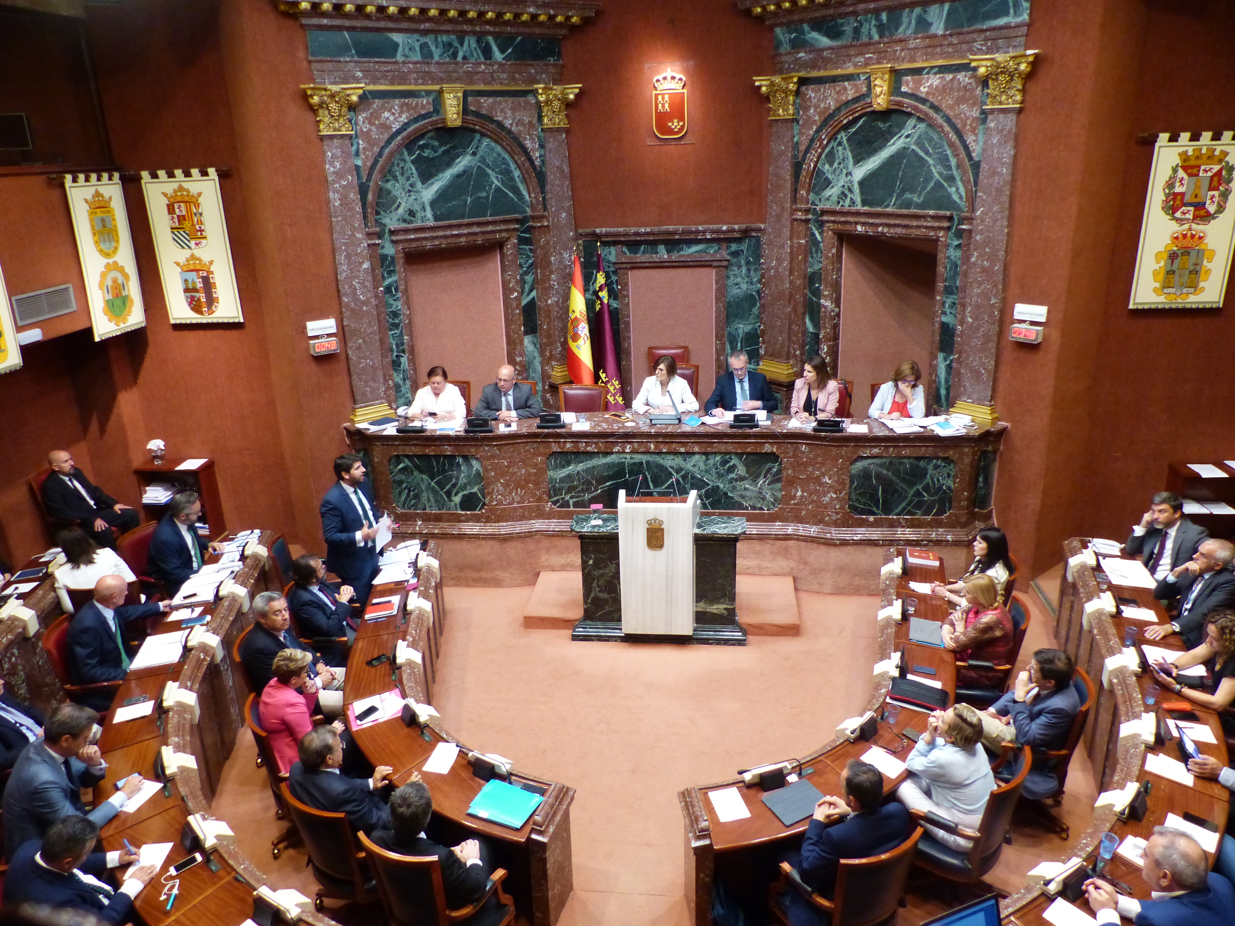 Intervención del presidente del Consejo de Gobierno, Fernando López Miras, en el último pleno de control celebrado el pasado 31 de mayo