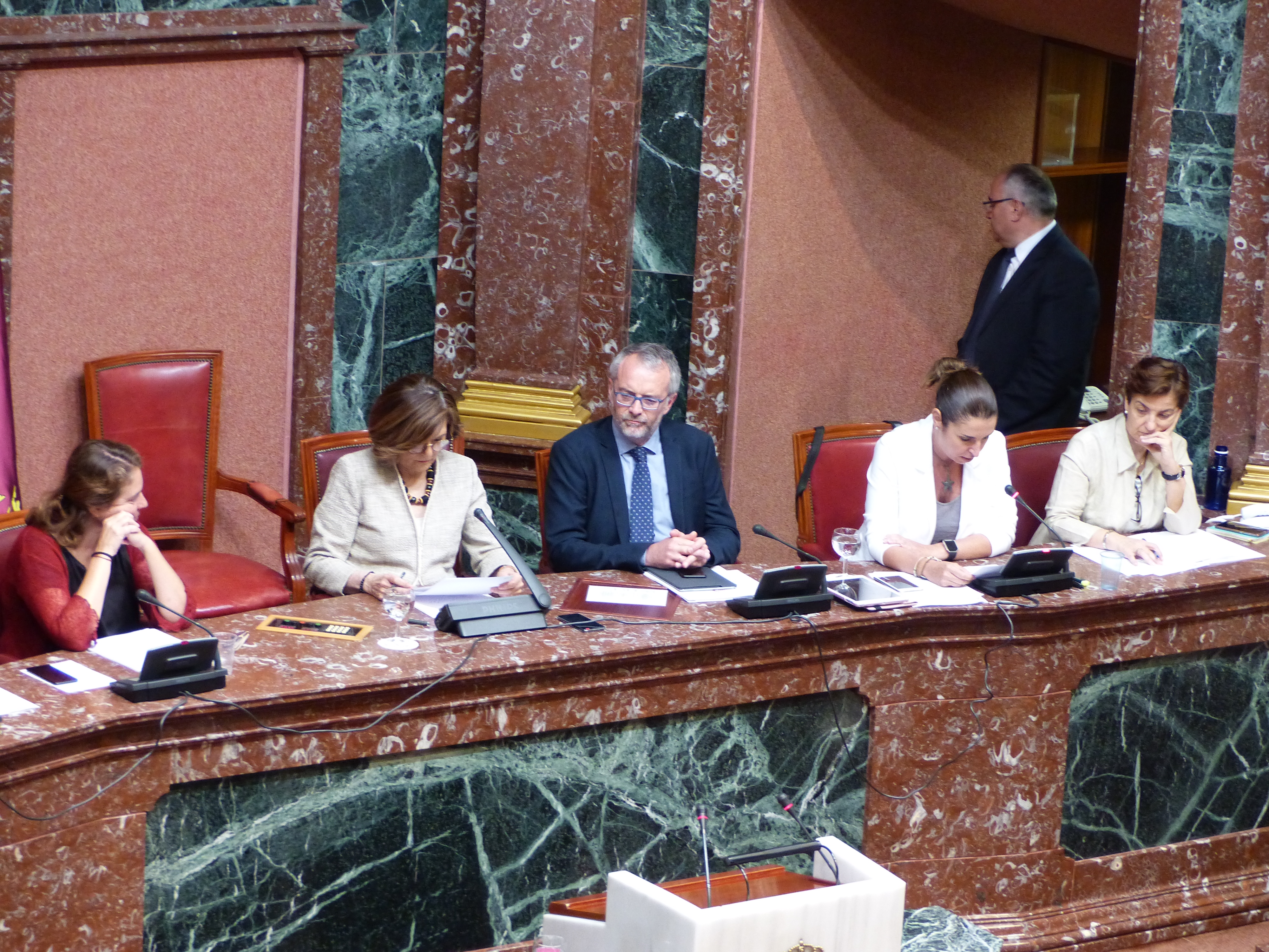 Lectura de la Declaración Institucional “Crisis humanitaria por la llegada de refugiados a Europa y elaboración de un plan de acogida humanitaria a refugiados en nuestra Comunidad”