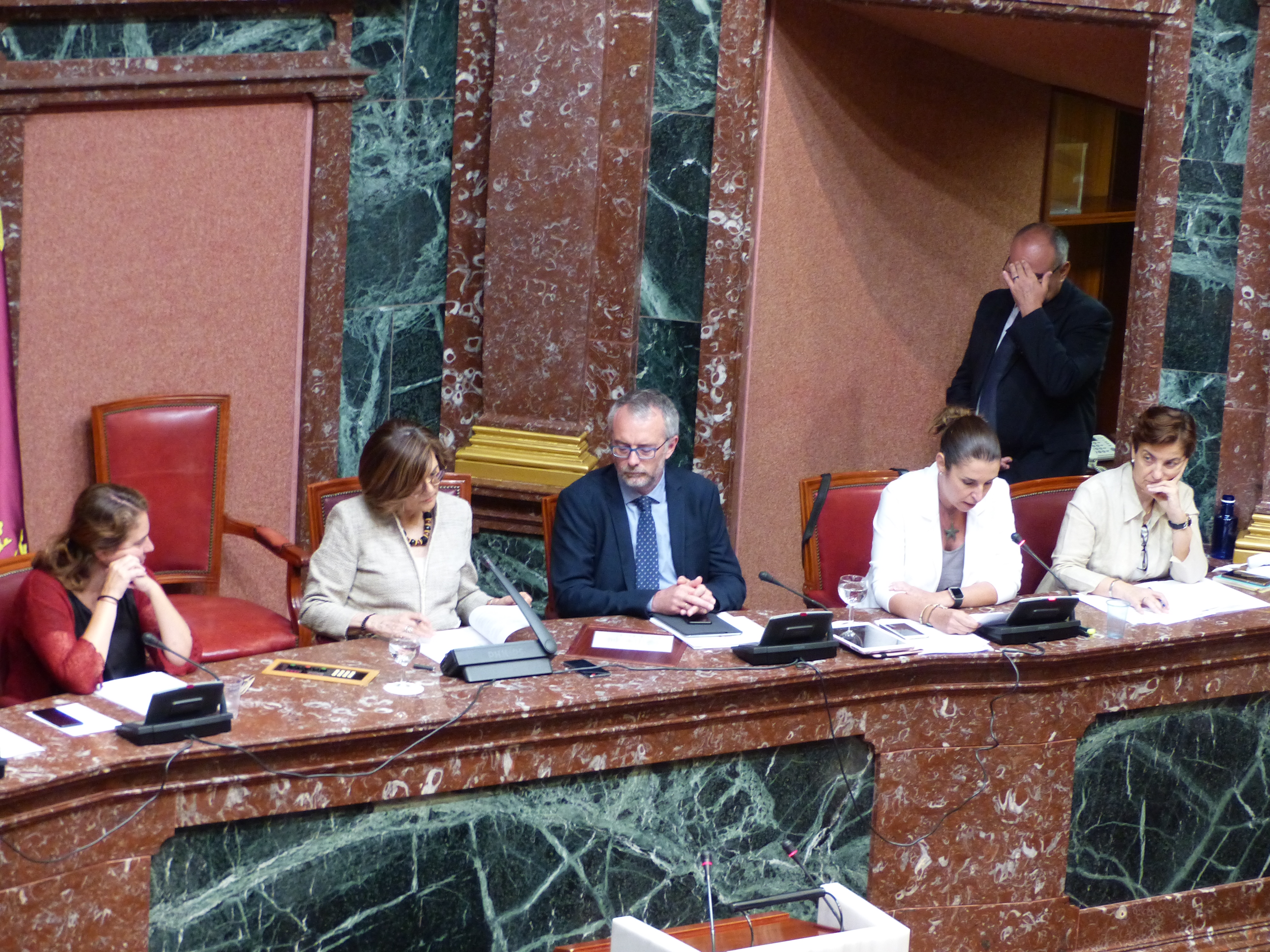 Lectura de la Declaración Institucional “Crisis humanitaria por la llegada de refugiados a Europa y elaboración de un plan de acogida humanitaria a refugiados en nuestra Comunidad”