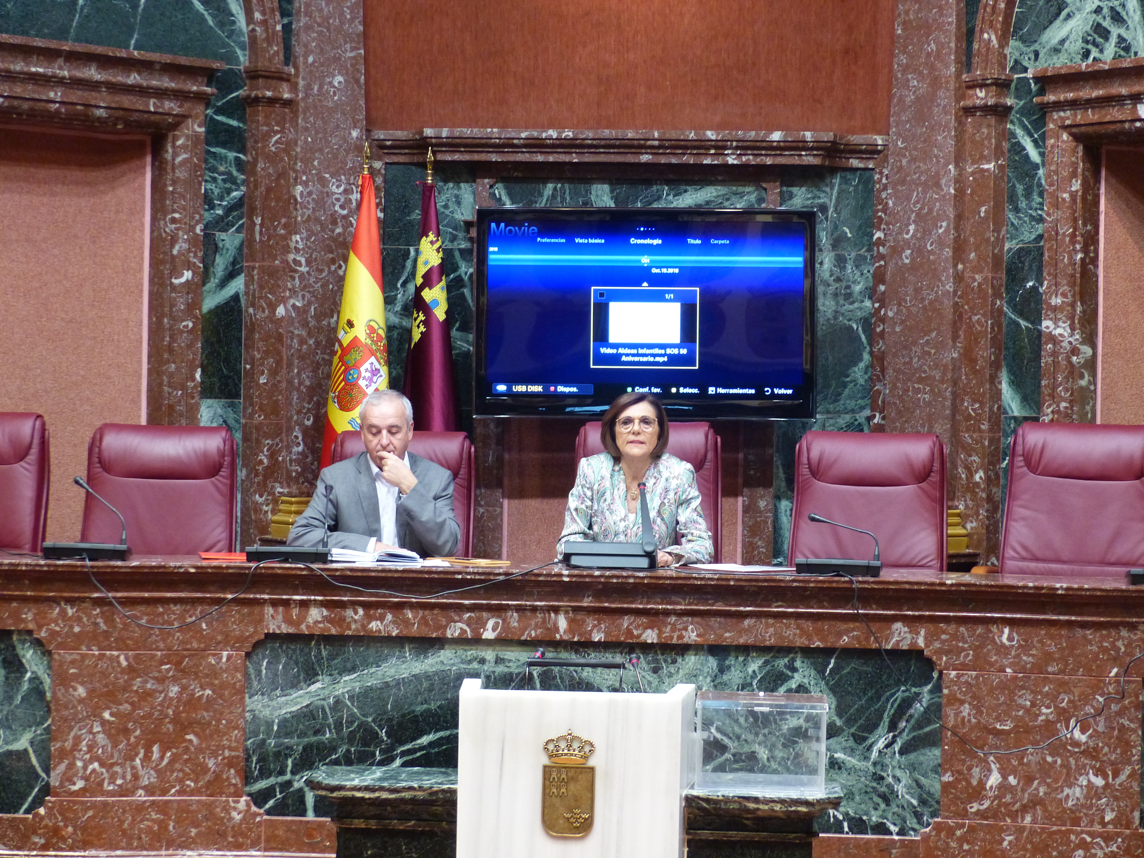 Aldeas Infantiles SOS ha celebrado en la Asamblea un pleno infantil