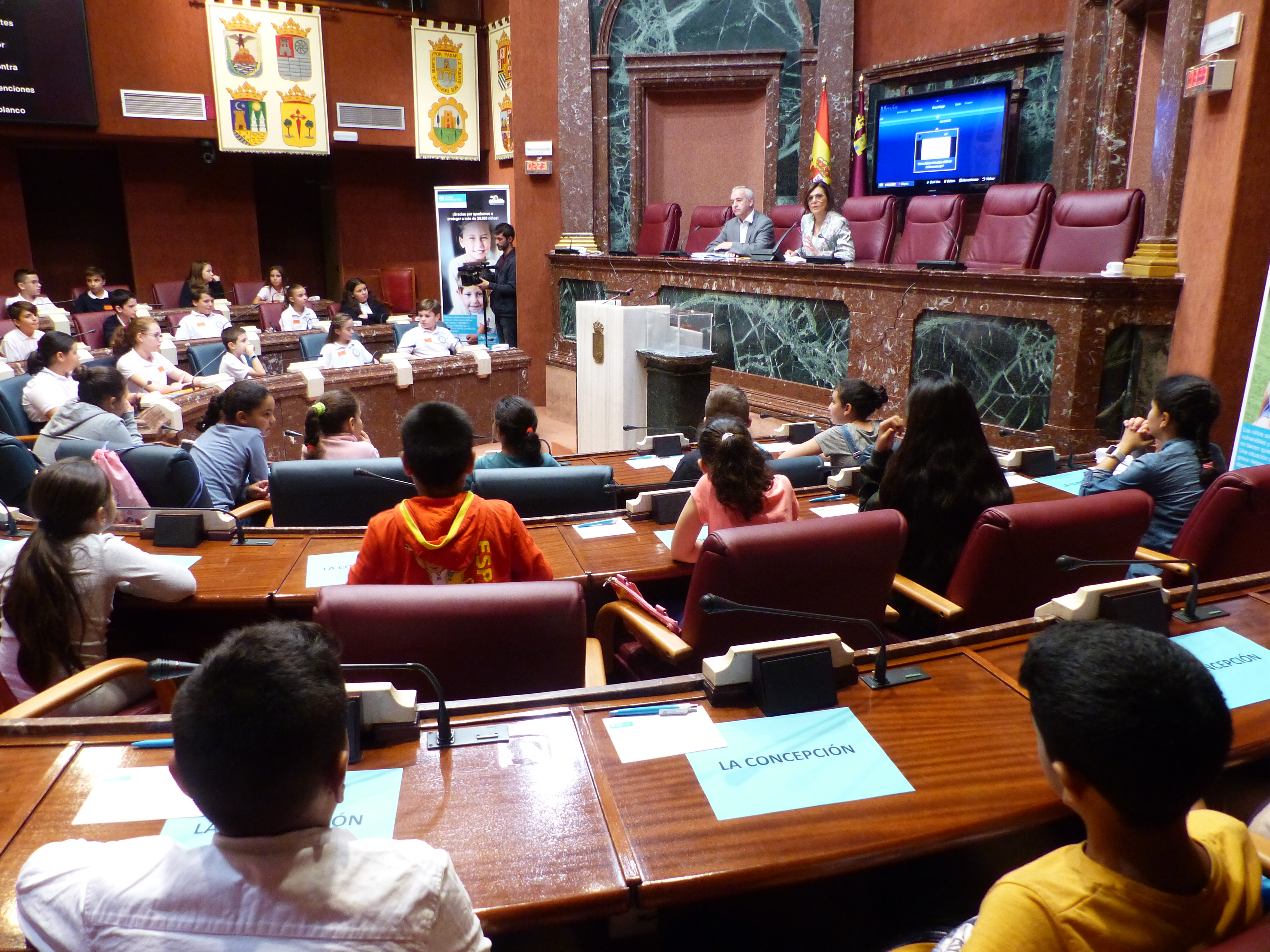 Aldeas Infantiles SOS ha celebrado en la Asamblea un pleno infantil