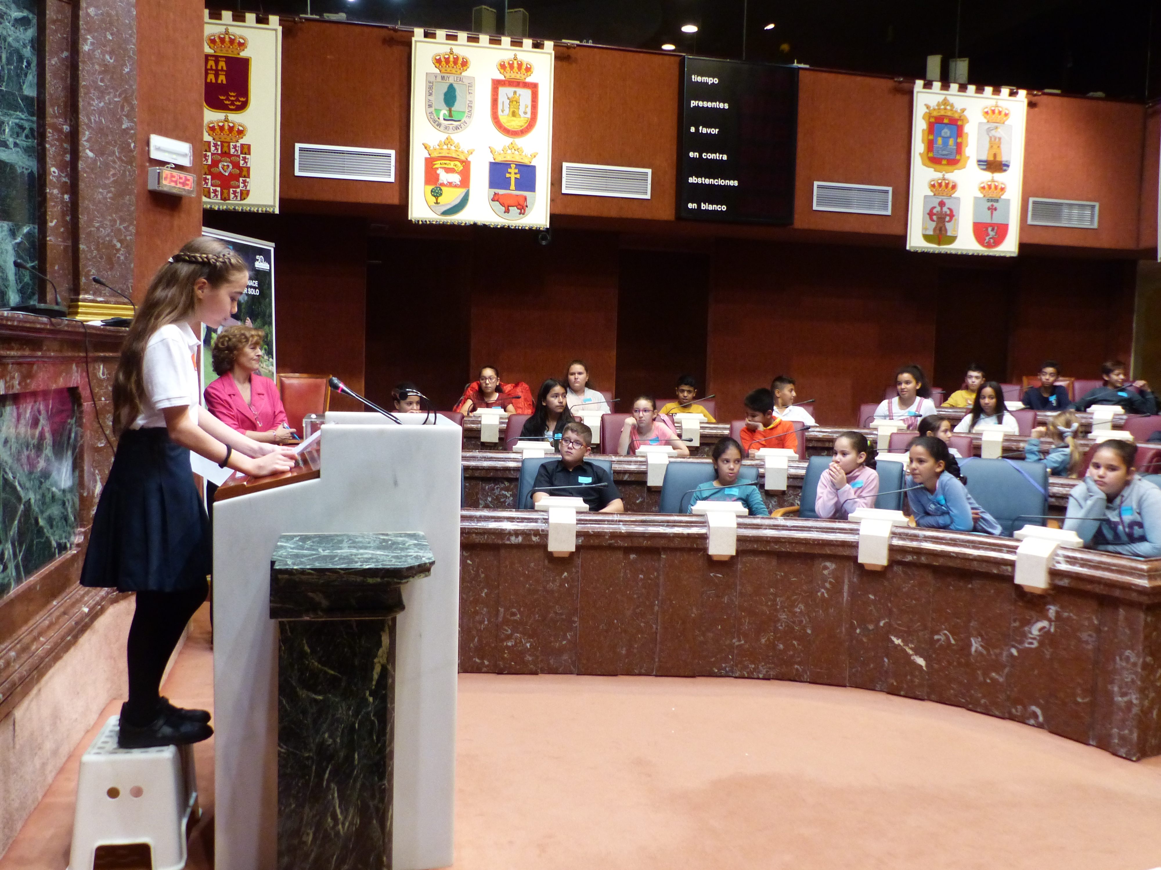 Aldeas Infantiles SOS ha celebrado en la Asamblea un pleno infantil