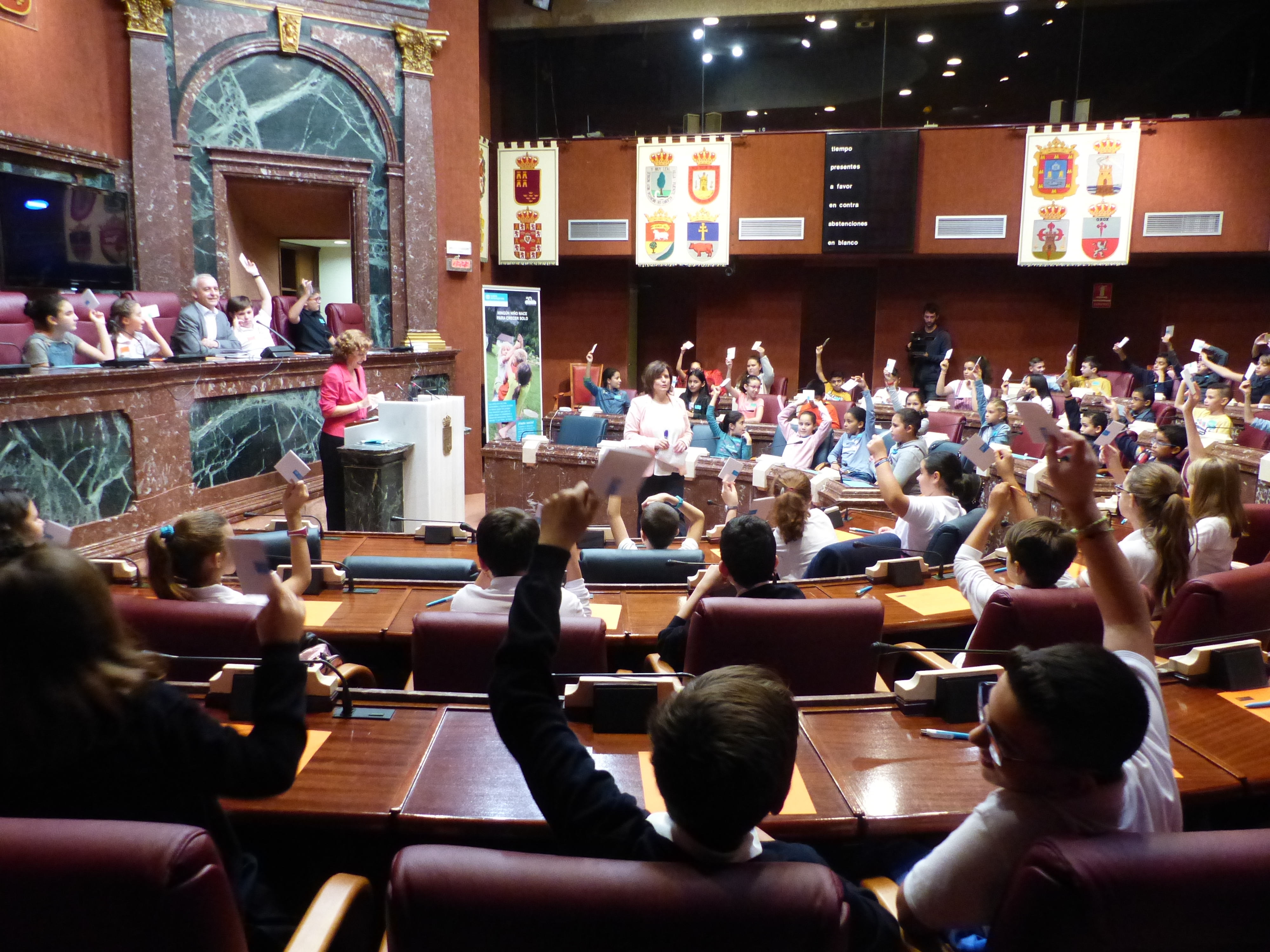 Aldeas Infantiles SOS ha celebrado en la Asamblea un pleno infantil