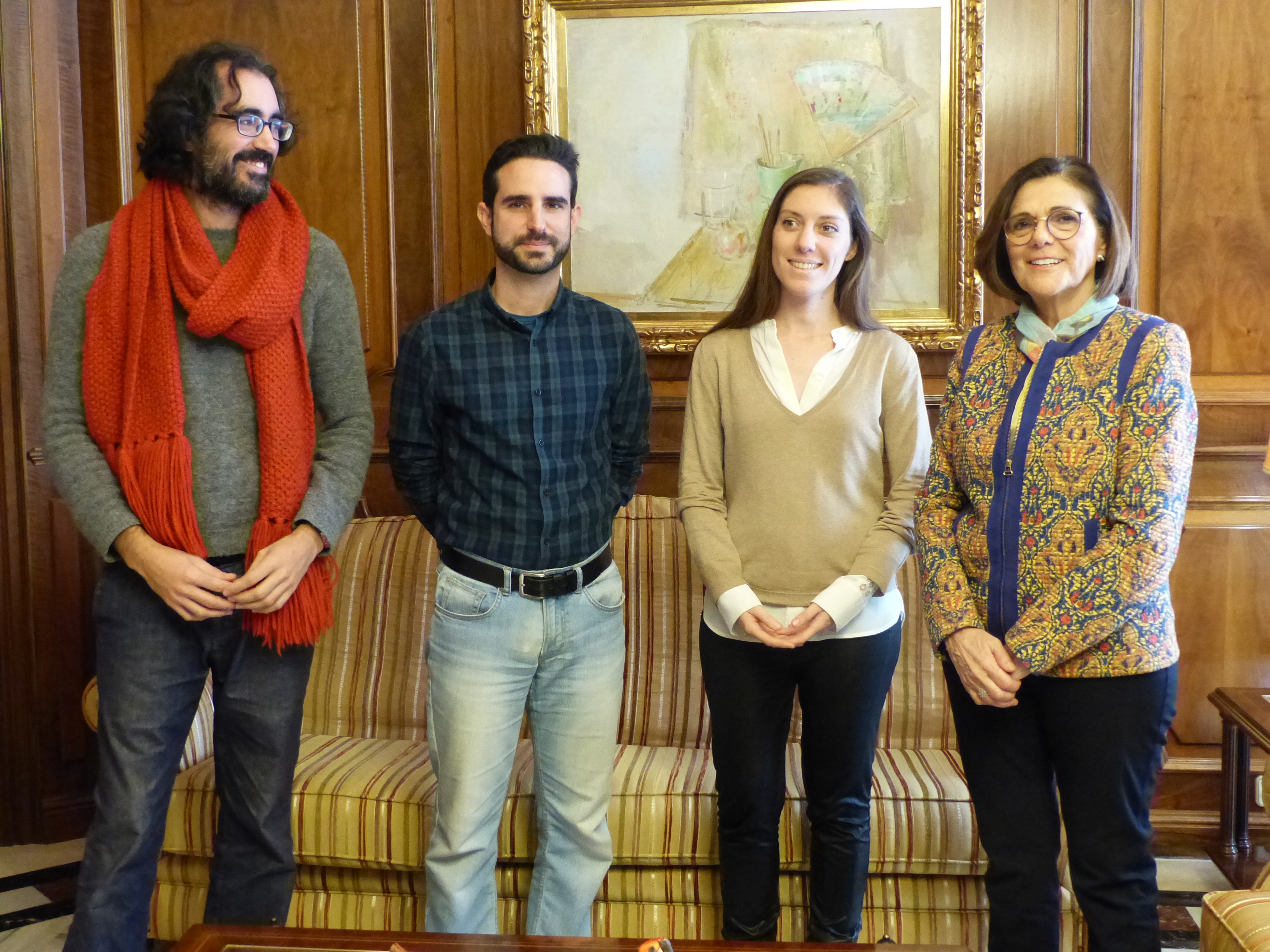 La presidenta de la Asamblea recibe a la Asociación Residuo Cero