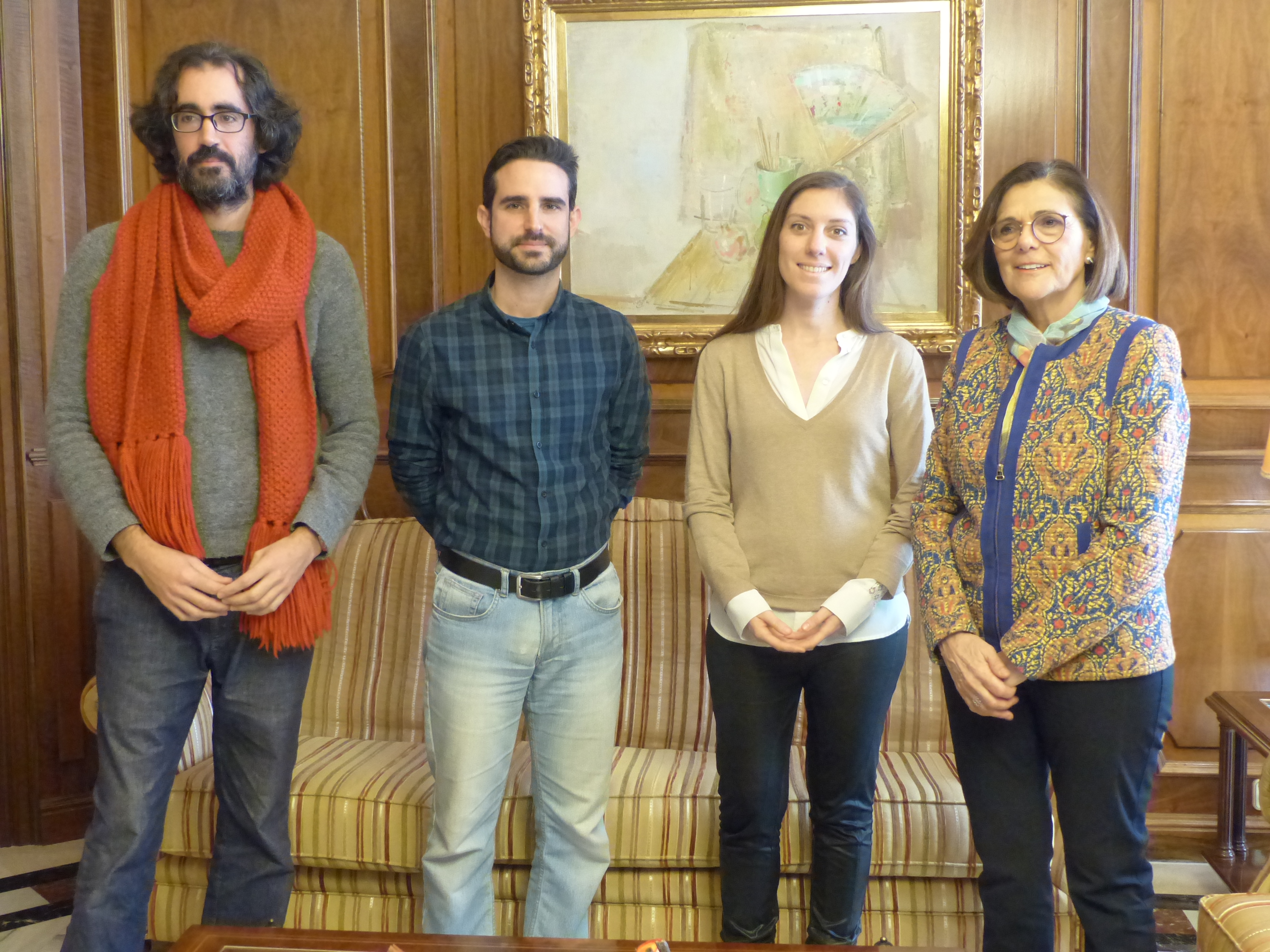 La presidenta de la Asamblea recibe a la Asociación Residuo Cero