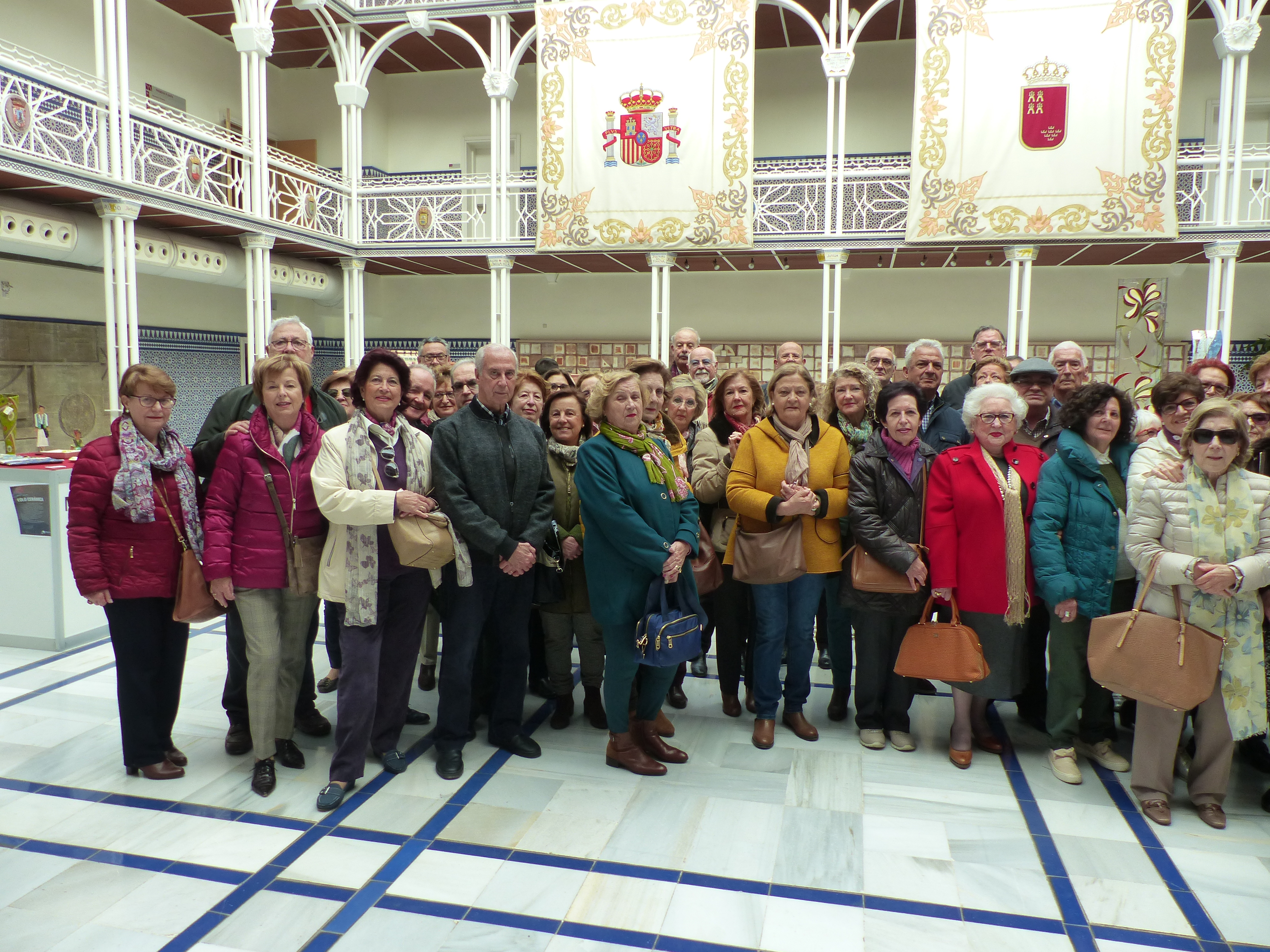 Integrantes de UMAY UPCT Cartagena, en su visita a la Asamblea