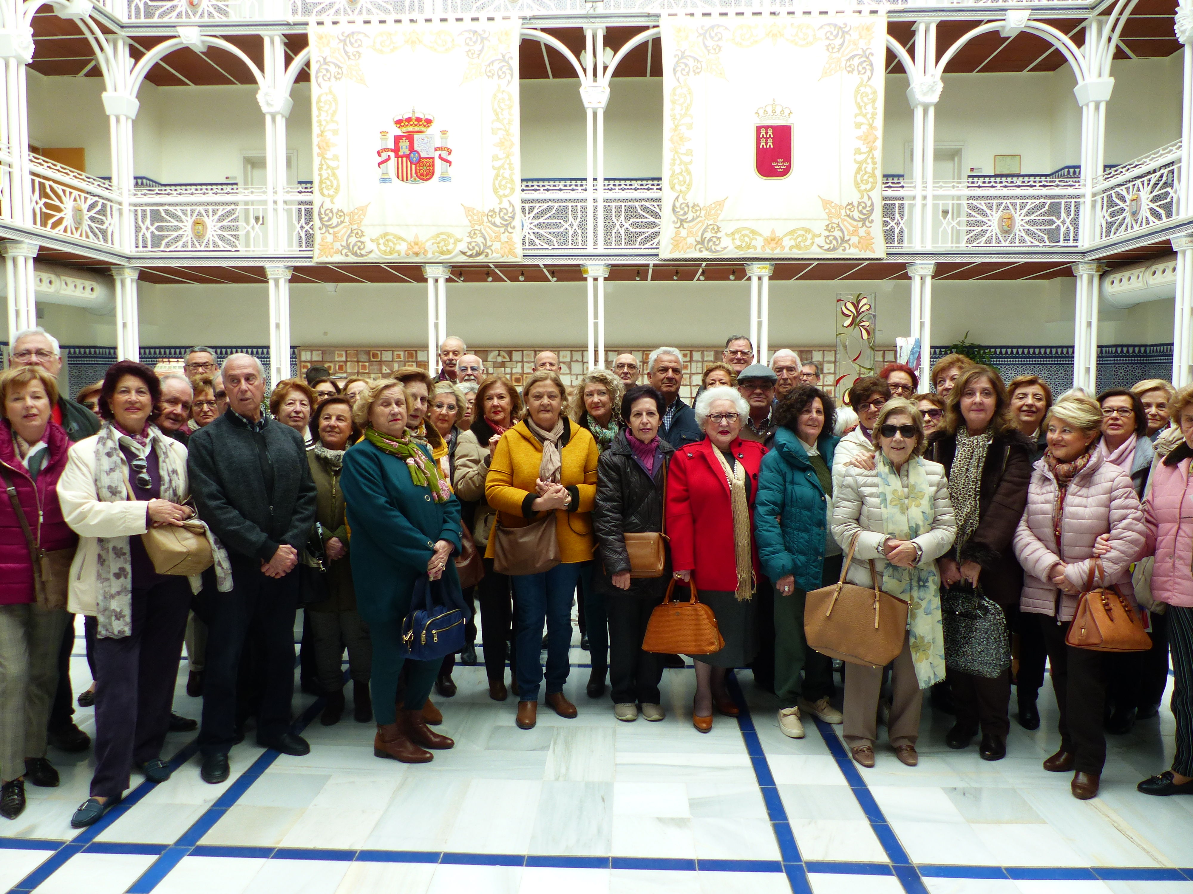 Integrantes de UMAY UPCT Cartagena, en su visita a la Asamblea
