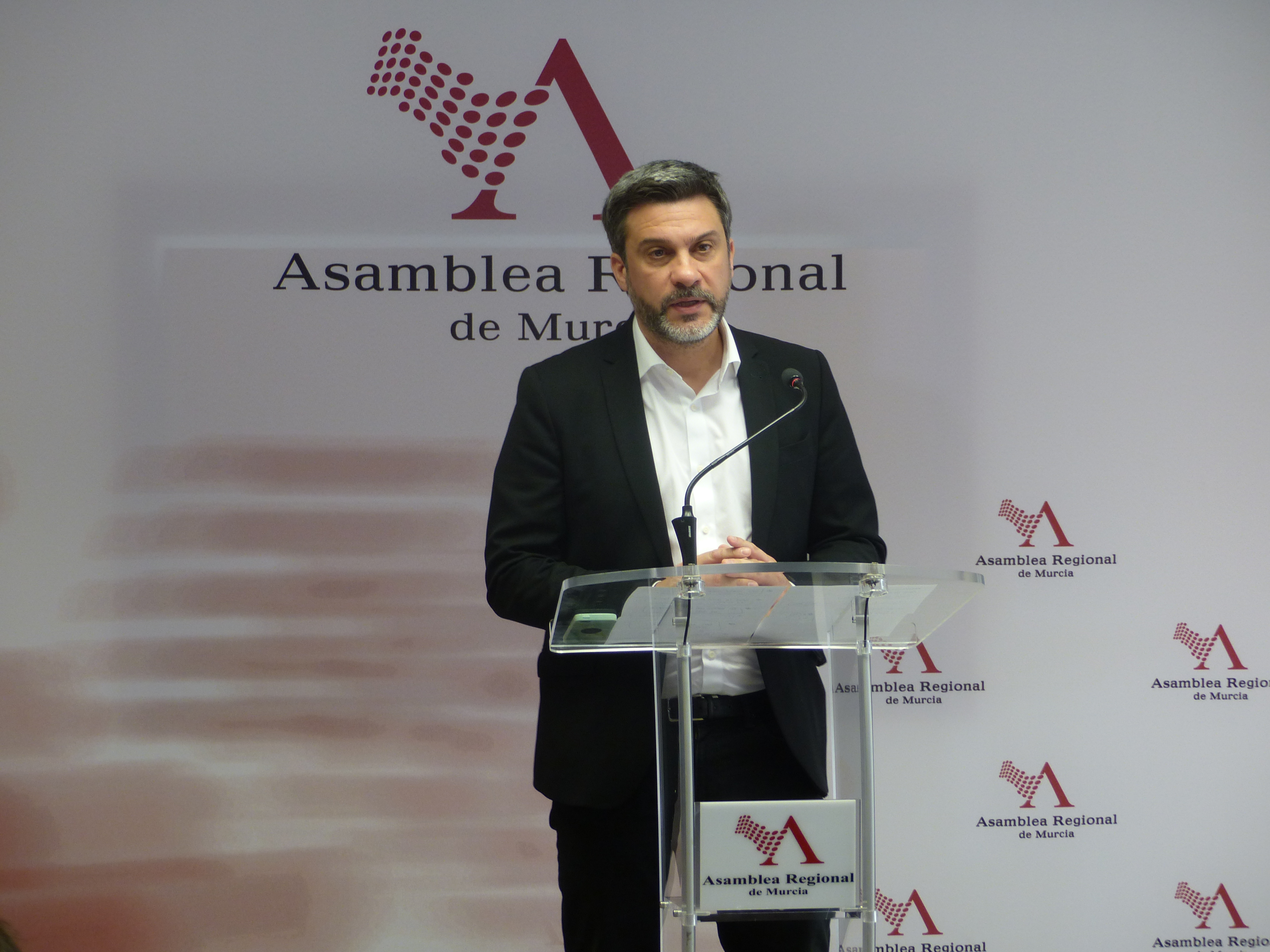 Joaquín López Pagán, portavoz del Grupo Parlamentario Socialista