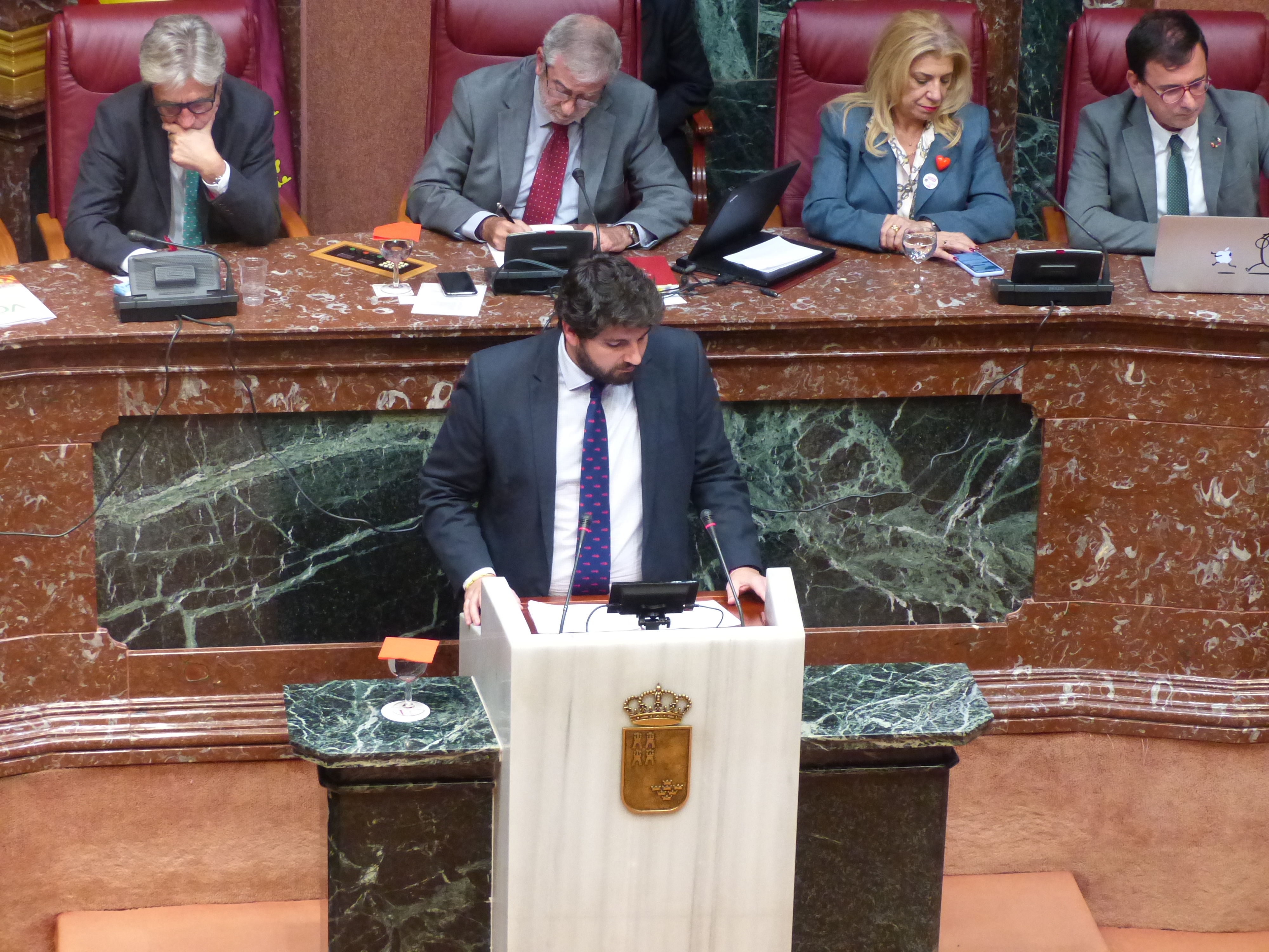 El presidente del Gobierno regional, Fernando López Miras, responderá el miércoles, 20 de noviembre, a las preguntas de los portavoces