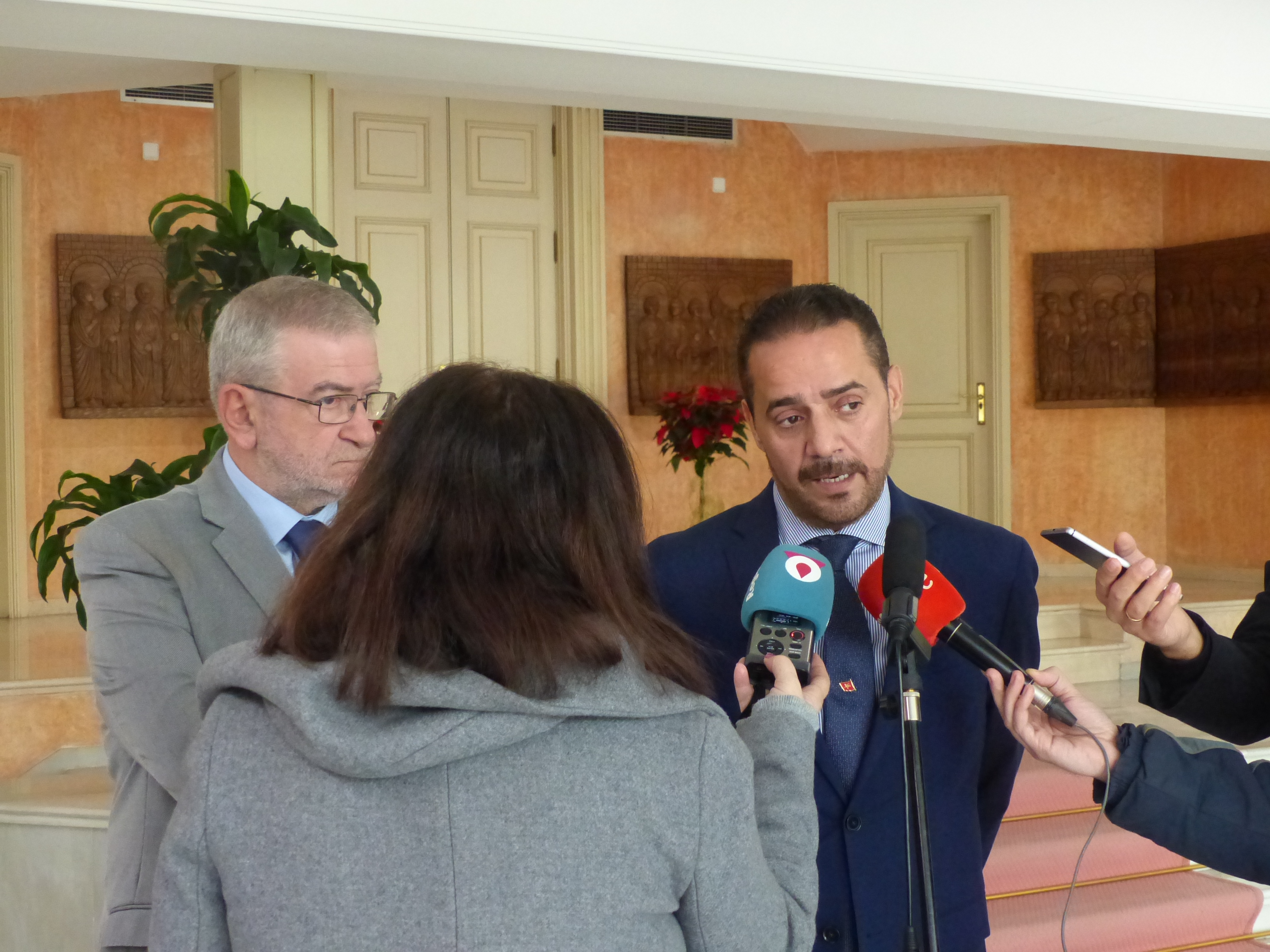 Declaraciones del presidente de la Asamblea y del cónsul de Marruecos en la Región de Murcia