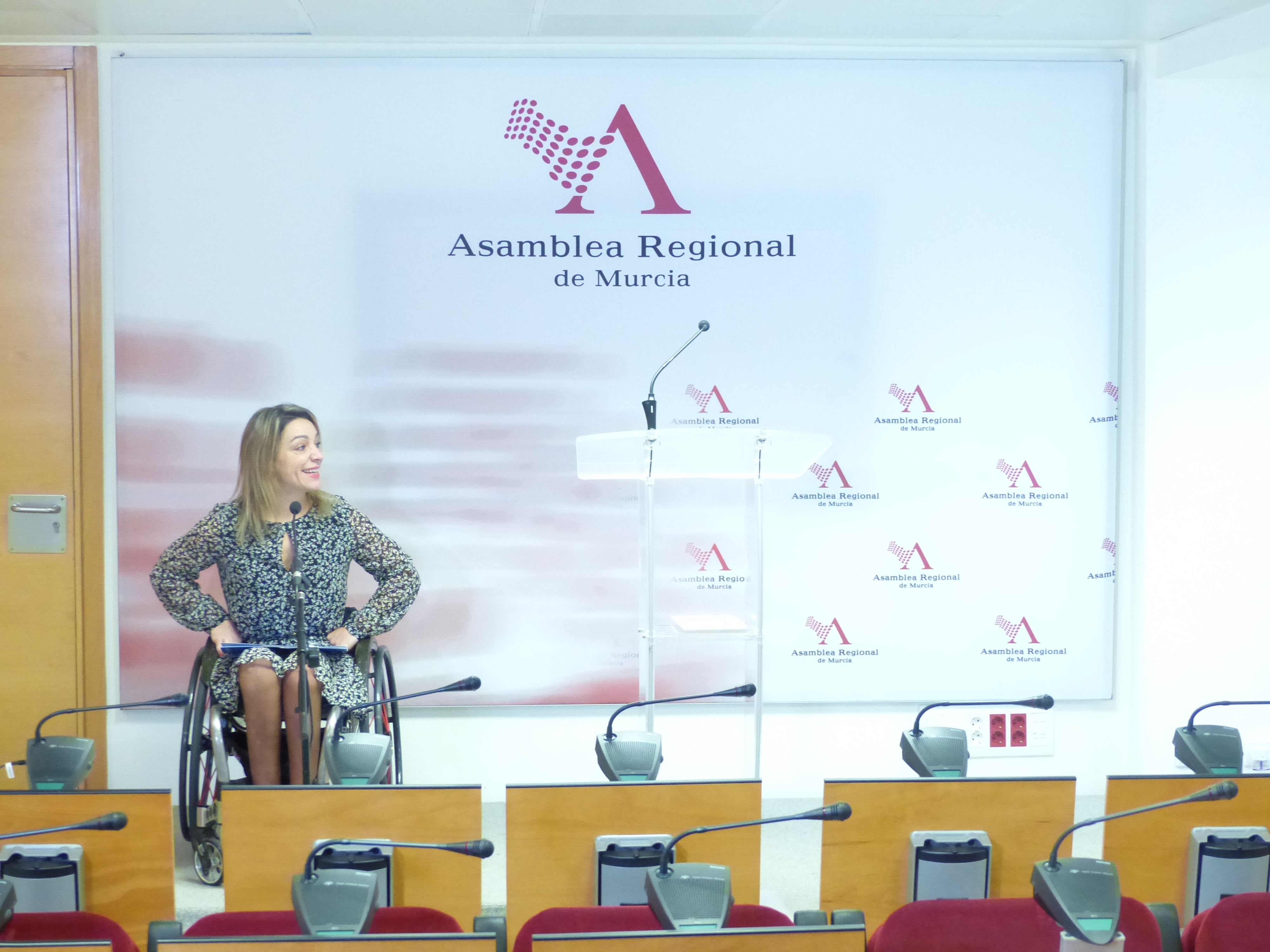 Sonia Ruiz Escribano, en la rueda de prensa previa al pleno