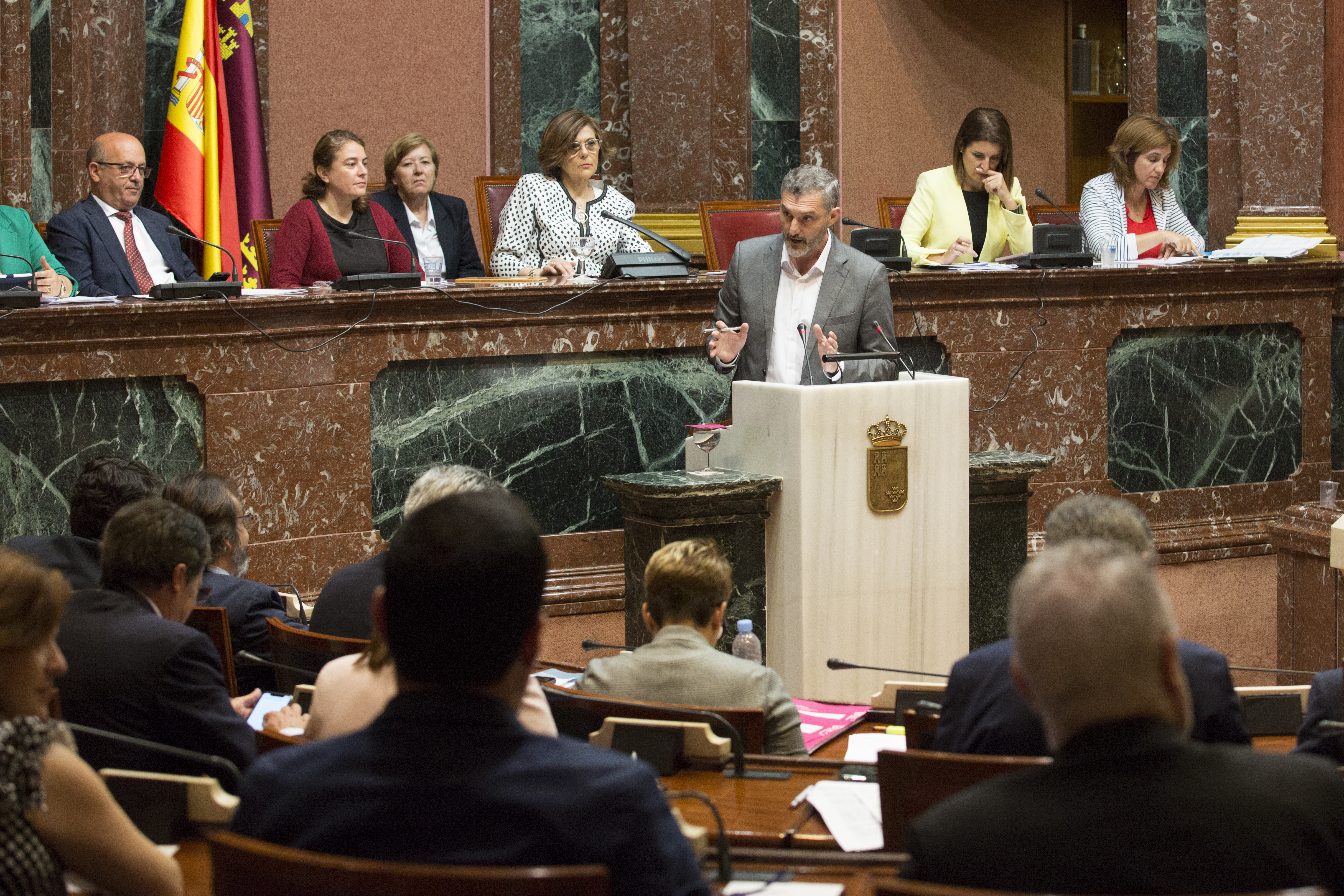 Intervención del portavoz del Grupo Parlamentario Podemos, Óscar Urralburu Arza