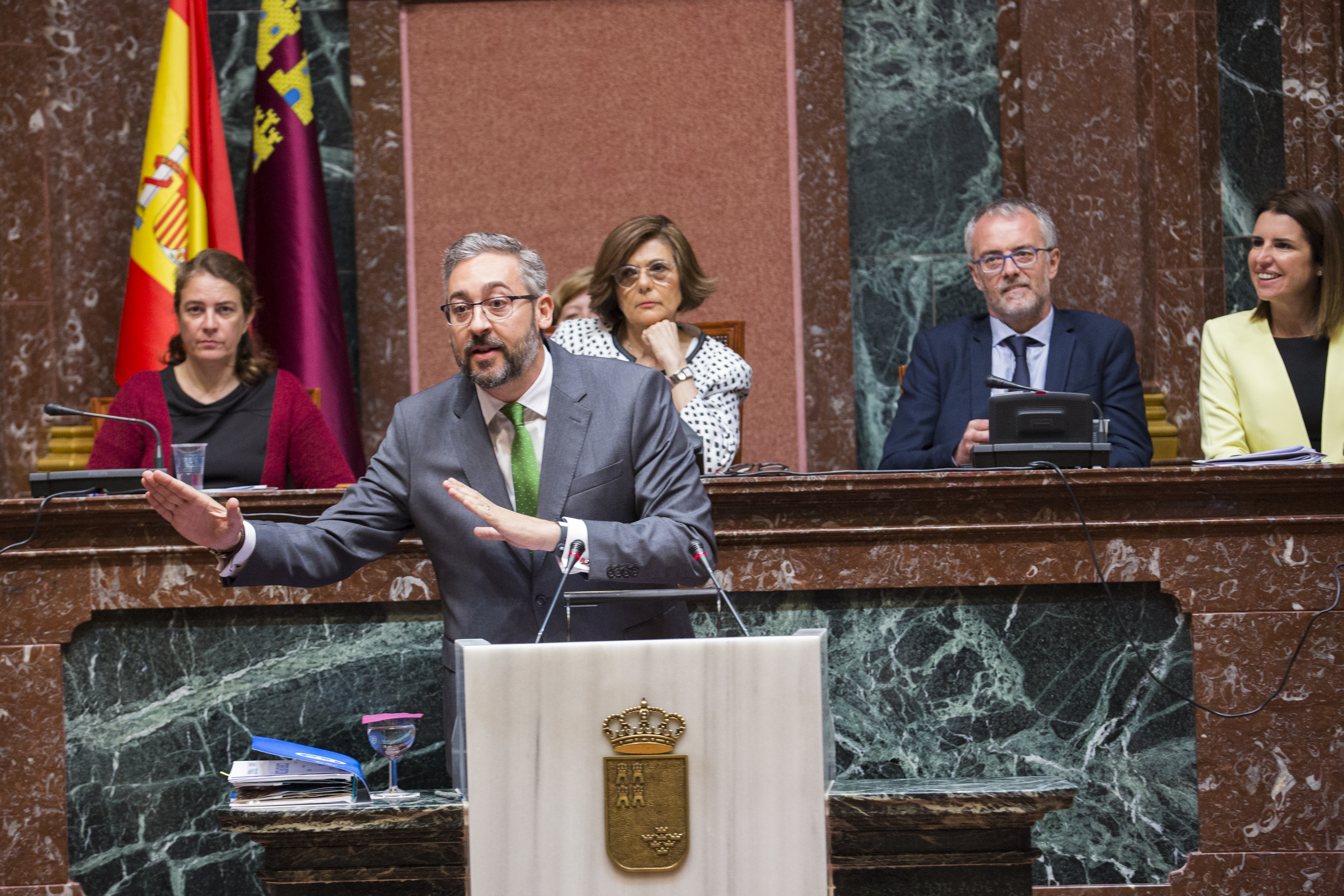 Intervención del portavoz del Grupo Parlamentario Popular, Víctor Manuel Martínez Muñoz