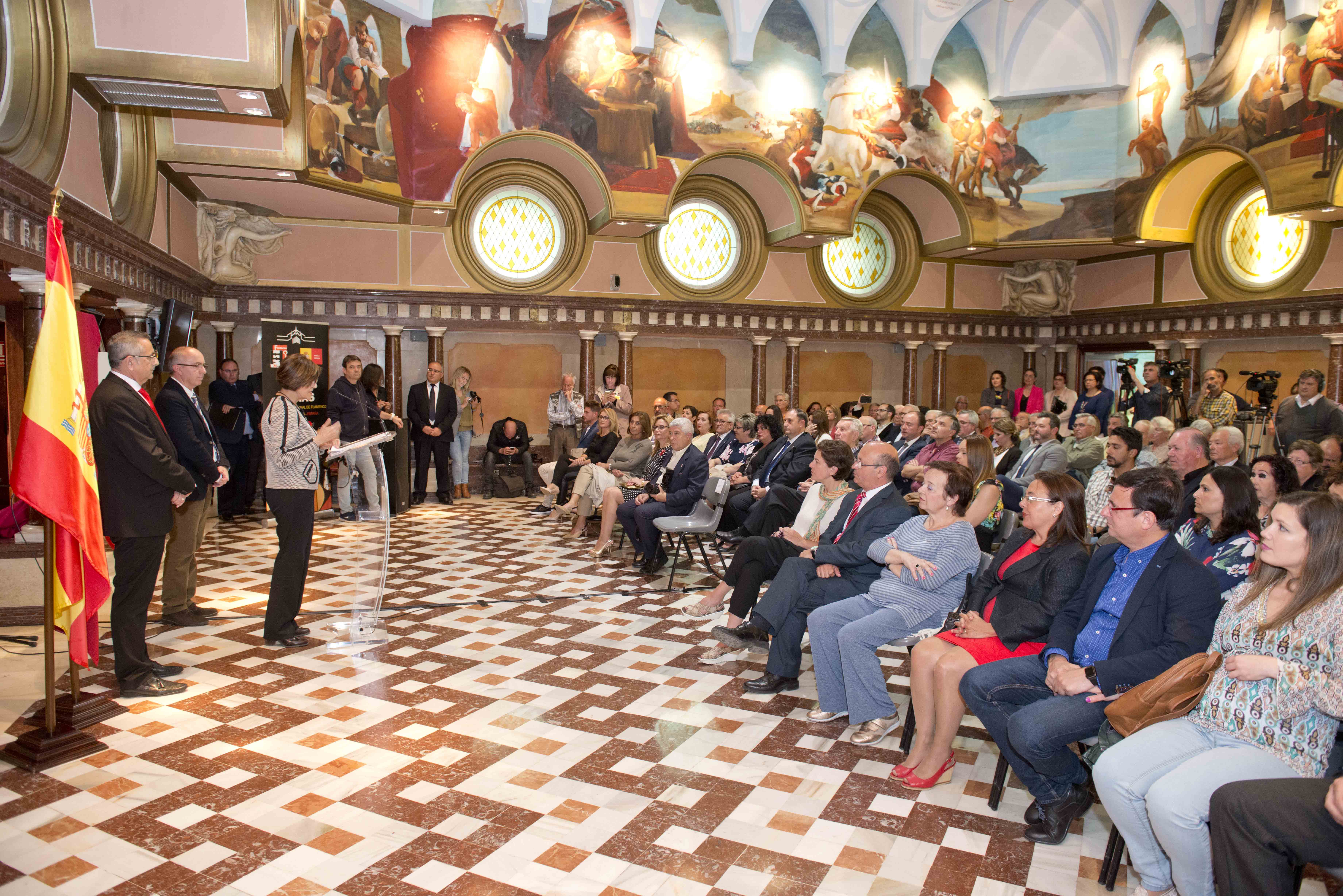 Presentación del cartel anunciador de la LVII edición del Festival Internacional del Cante de las Minas de La Unión