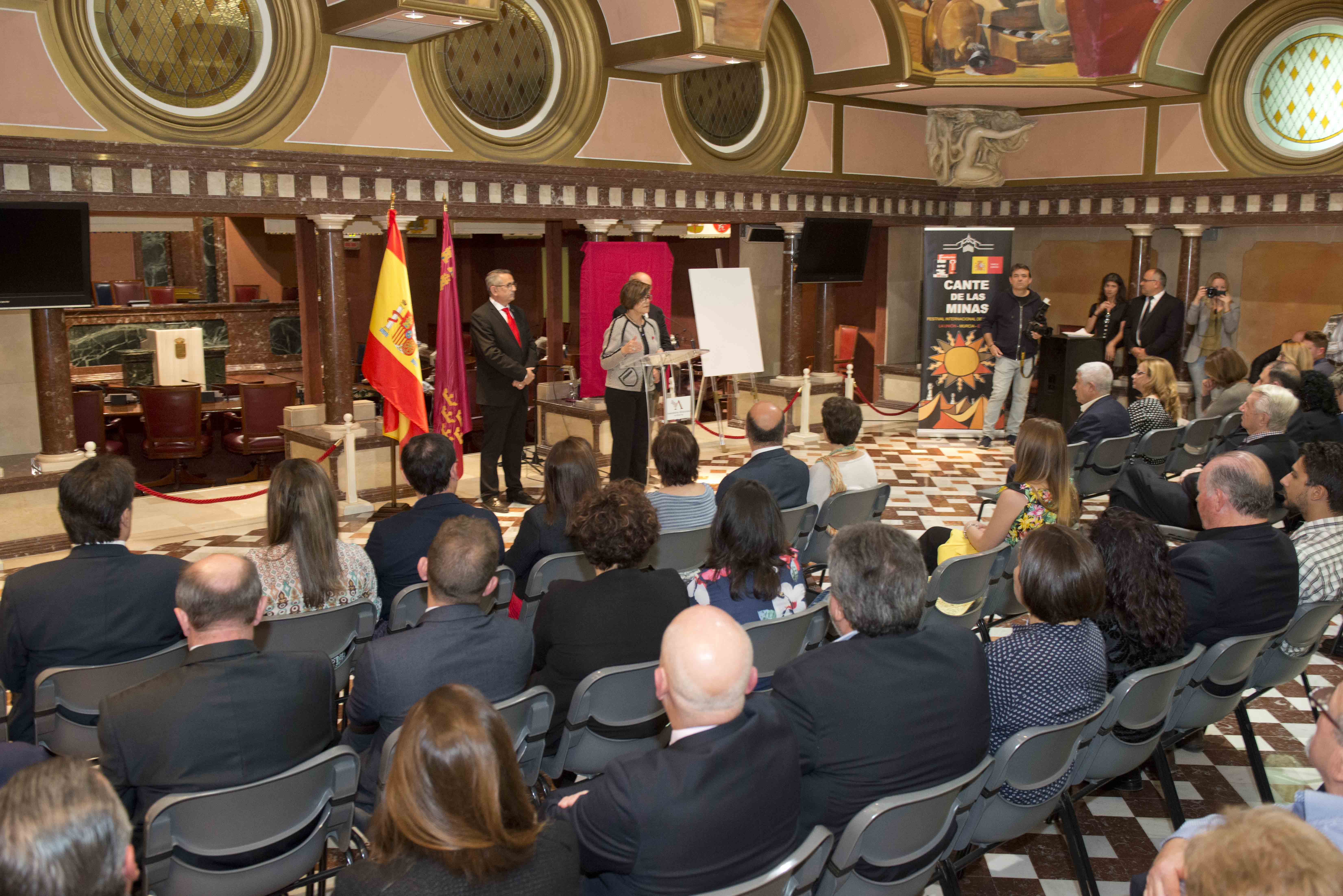 Presentación del cartel anunciador de la LVII edición del Festival Internacional del Cante de las Minas de La Unión