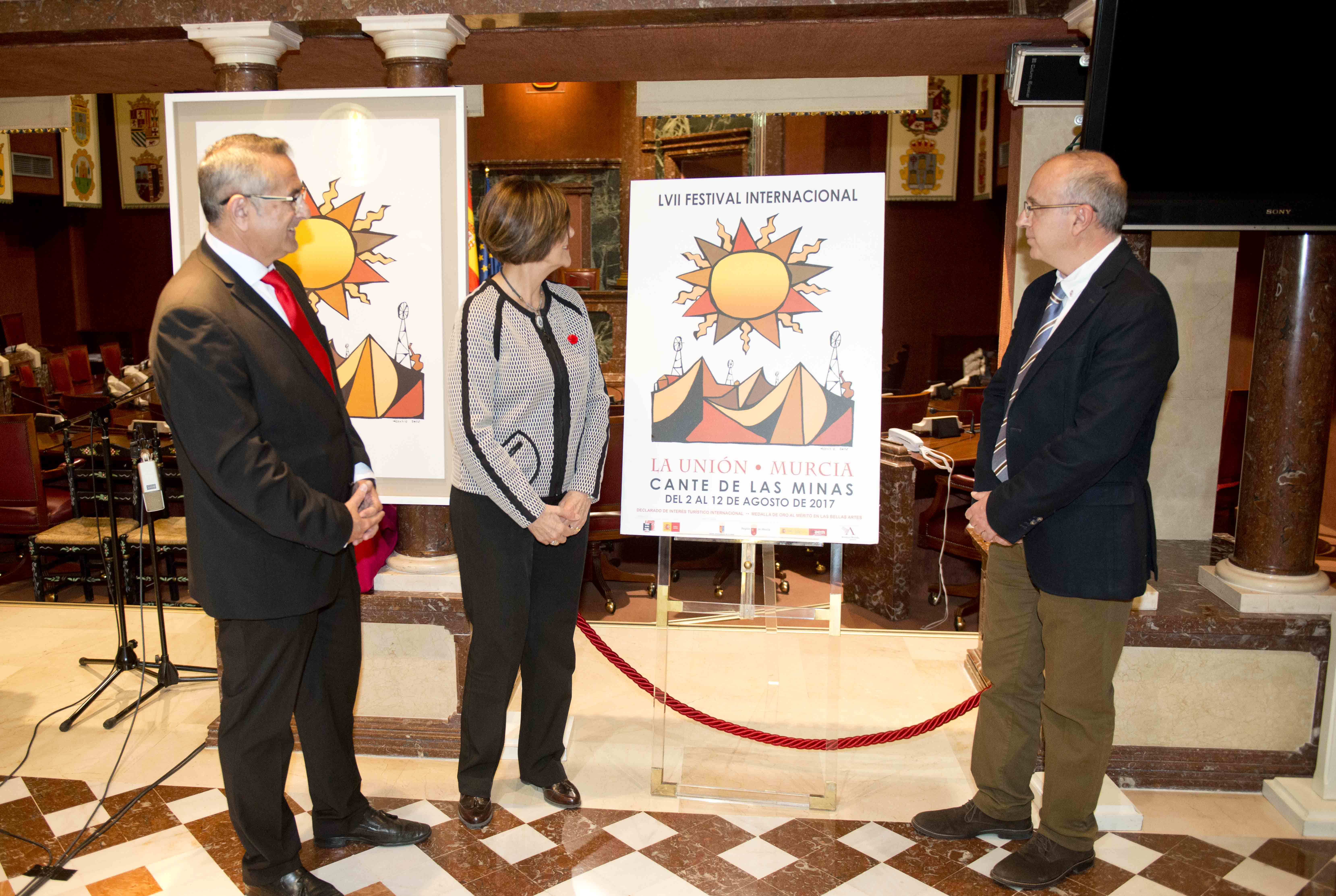 Presentación del cartel anunciador de la LVII edición del Festival Internacional del Cante de las Minas de La Unión