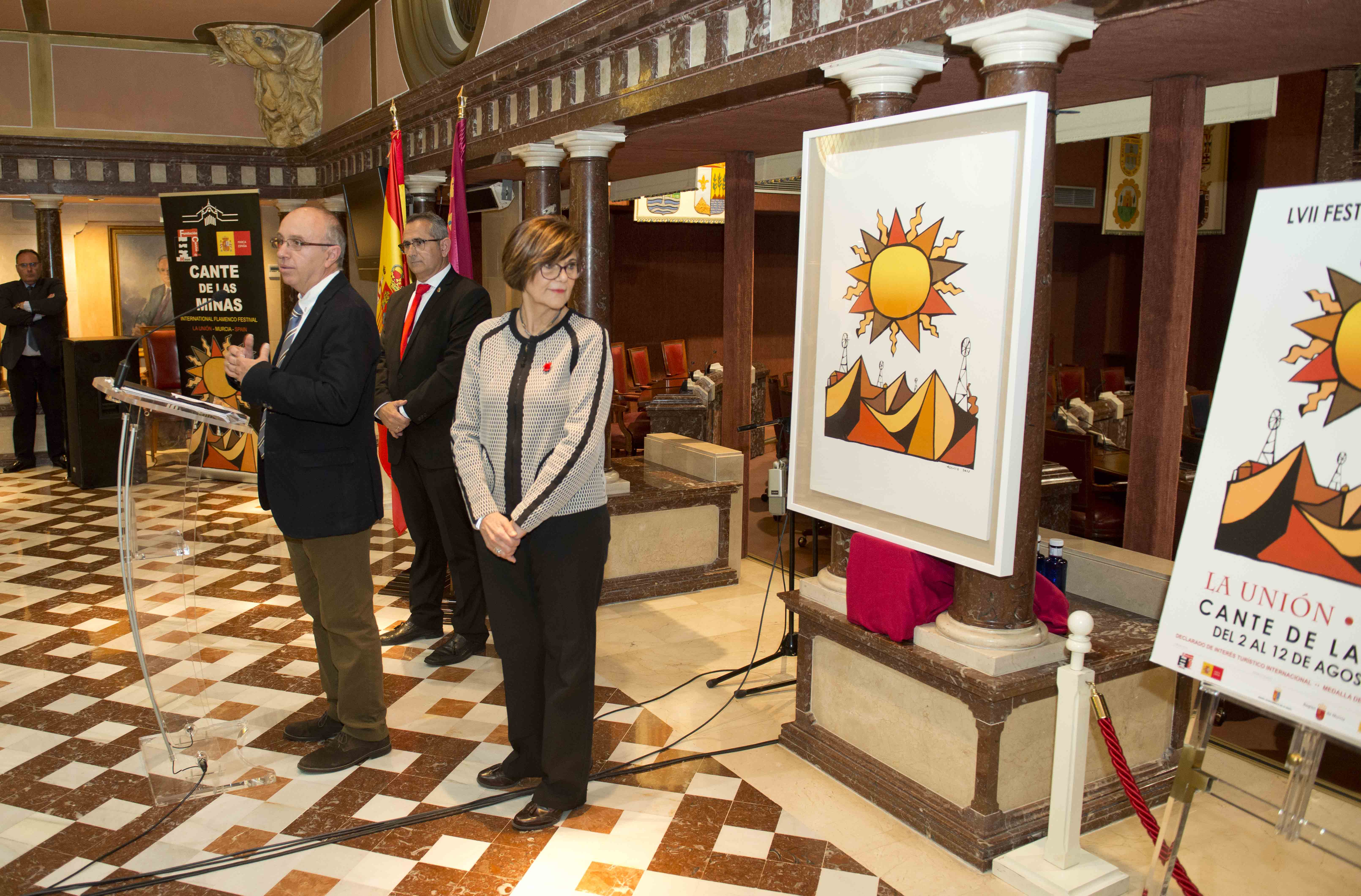 Presentación del cartel anunciador de la LVII edición del Festival Internacional del Cante de las Minas de La Unión