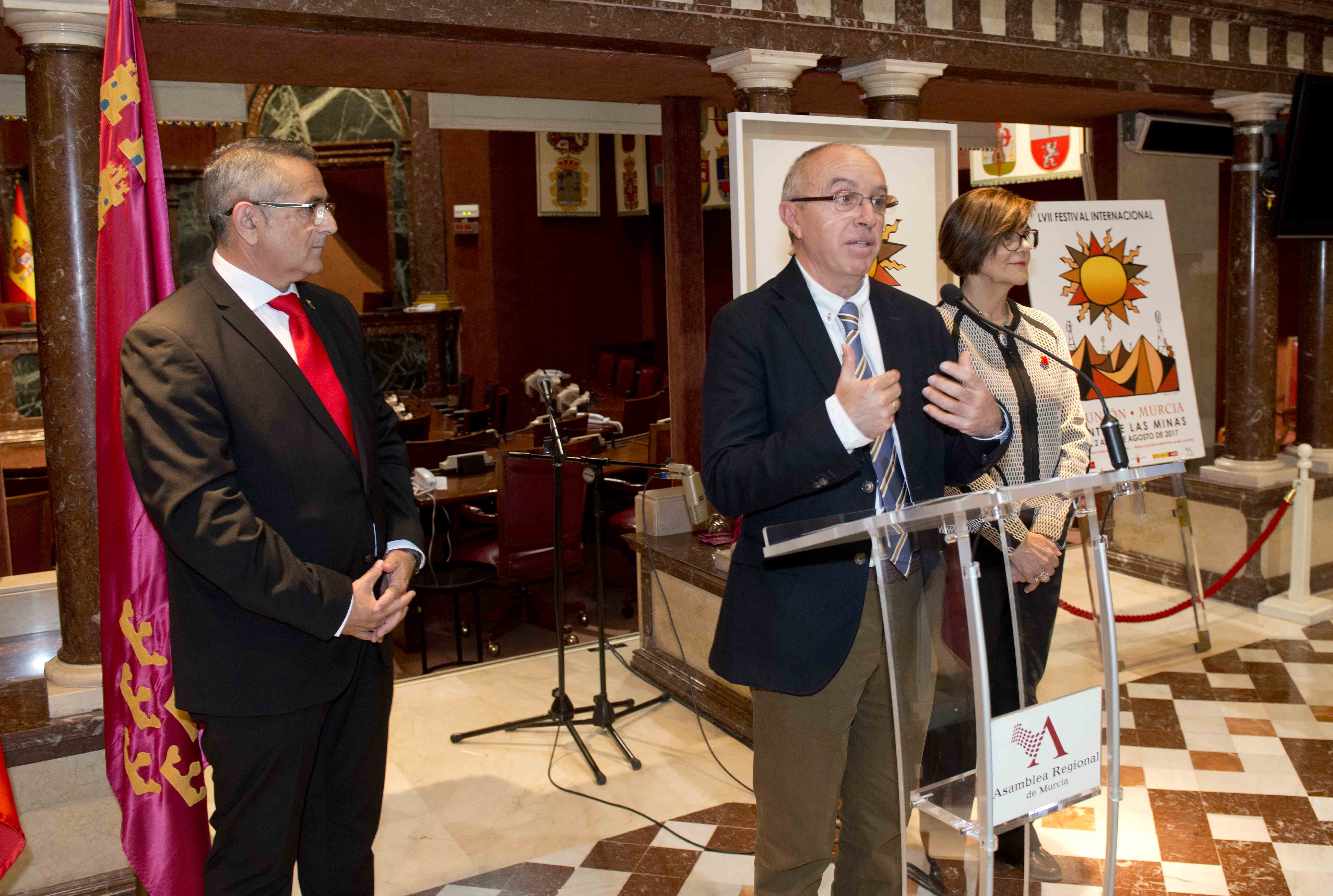 Presentación del cartel anunciador de la LVII edición del Festival Internacional del Cante de las Minas de La Unión