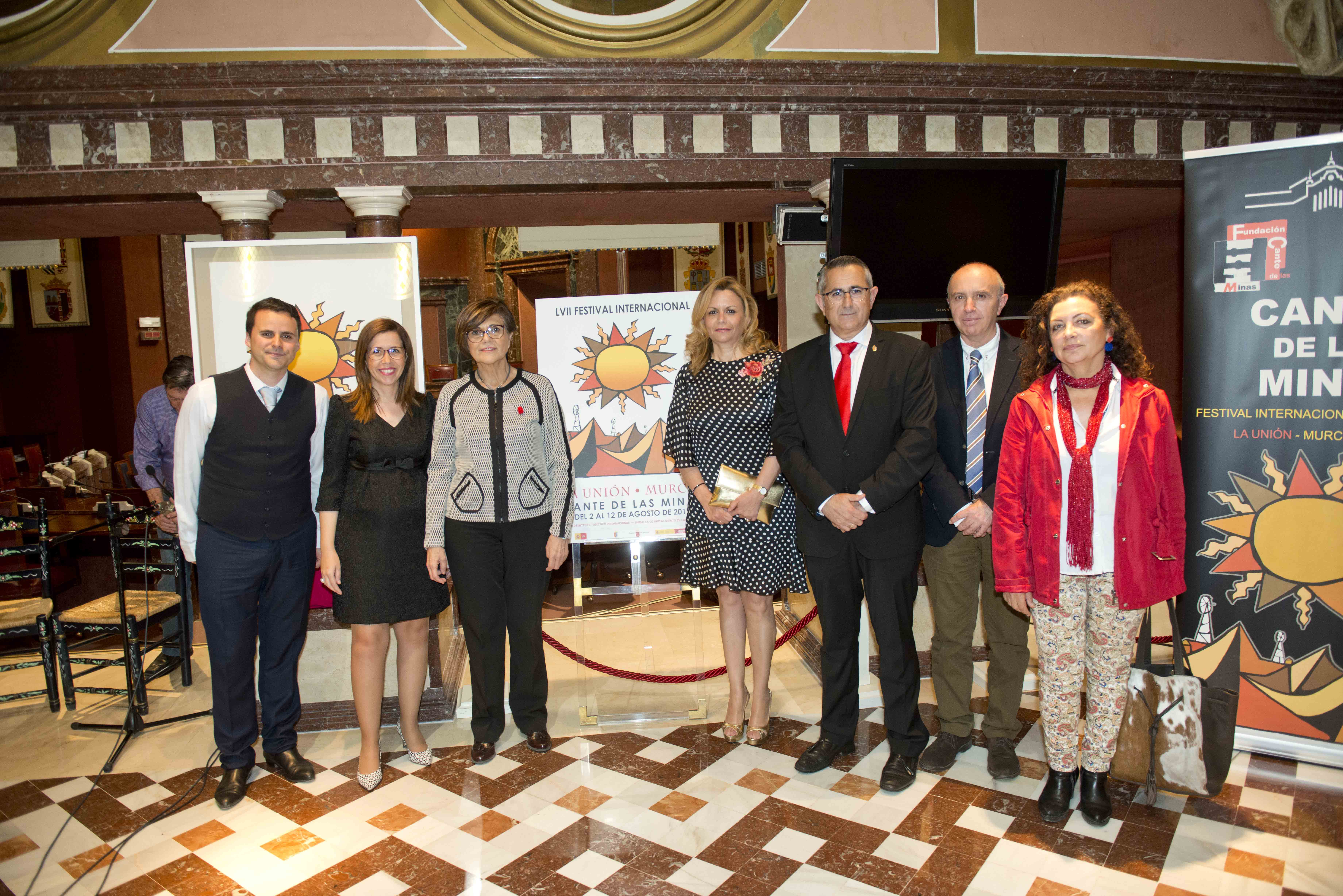 Presentación del cartel anunciador de la LVII edición del Festival Internacional del Cante de las Minas de La Unión