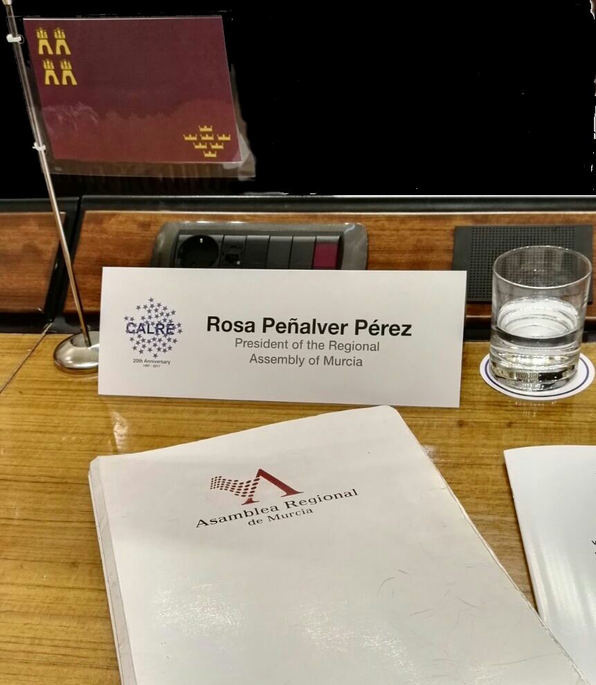 La presidenta de la Asamblea Regional, Rosa Peñalver, coordina el Grupo de Igualdad de Género de los presidentes y presidentas de Parlamentos autonómicos europeos, CALRE