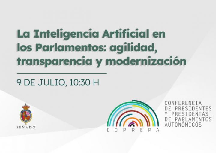 La Conferencia de Presidencias de Parlamentos Autonómicos (COPREPA) celebra una jornada sobre Inteligencia Artificial