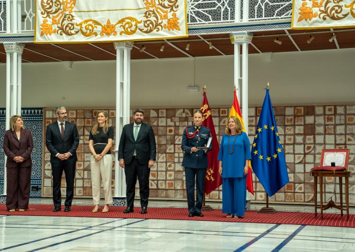 Su Alteza Real la Princesa de Asturias recibe la Medalla de Oro de la Asamblea Regional de Murcia 