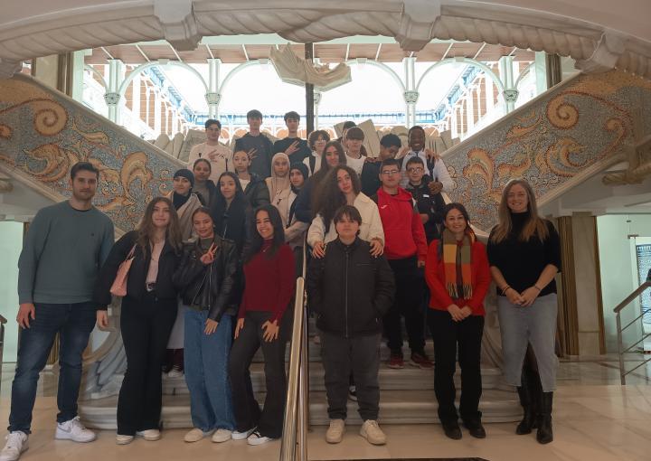 Esta semana nos han visitado estudiantes de Beniel y de Alcantarilla