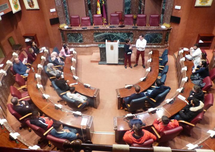 IES Ricardo Ortega de Fuente Alamo, colegio Juan Antonio López Alcaraz de Puerto Lumbreras y colegio Nuestra Señora de la Asunción de Jumilla