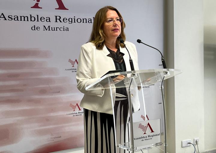 Visitación Martínez, presidenta de la Asamblea Regional de Murcia