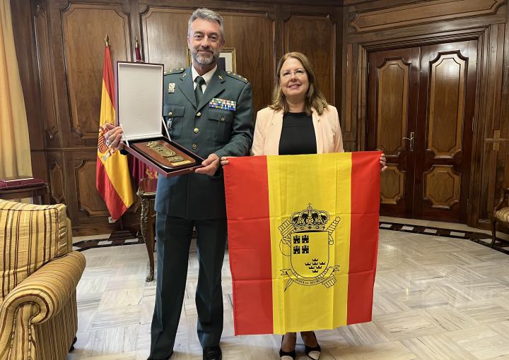 Visita institucional del Coronel Jefe de la Zona de la Guardia Civil de Murcia Visita institucional del Coronel Jefe de la Zona de la Guardia Civil de Murcia
