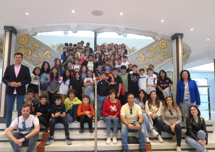 Estudiantes del CEIP Mariano Aroca (Murcia) durante su visita a la Asamblea Regional el pasado 22 de abril de 2024 Estudiantes del CEIP Mariano Aroca (Murcia) durante su visita a la Asamblea Regional el pasado 22 de abril de 2024