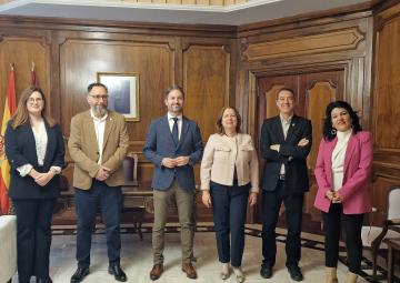 Visita institucional del Colegio Oficial de Ingenieros Técnicos Industriales de la Región de Murcia 