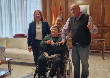 Visita del pequeño Julián Cayetano Costa Clemente