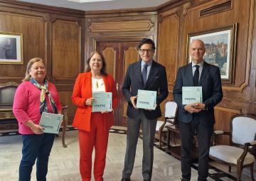 La presidenta de la Asamblea Regional recibe la Memoria Judicial 2024 del Tribunal Superior de Justicia de Murcia