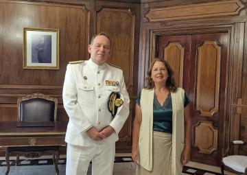 Visita institucional del Almirante de Acción Marítima