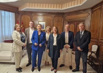 Visita institucional del Colegio de Procuradores de los Tribunales de Murcia