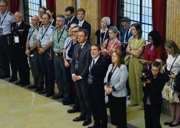 La presidenta de la Asamblea Regional asiste a la recepción oficial a los ministros de la UE en Murcia La presidenta de la Asamblea Regional asiste a la recepción oficial a los ministros de la UE en Murcia