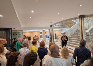 Medio millar de personas visitaron la Asamblea Regional de Murcia durante La Noche de los Museos de Cartagena