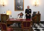 Visita institucional de la presidenta de la Asamblea Regional, Visitación Martínez, a la Fuerza de Acción Marítima (FAM)