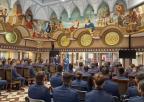 La Asamblea Regional recibe a los alumnos de la Academia General del Aire