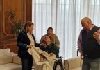 Visita del pequeño Julián Cayetano Costa Clemente