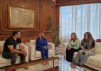Visita institucional de la Asociación “Ni + Ni - Iguales”