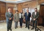 Visita institucional de la Real e Ilustre Cofradía del Santísimo Cristo de Los Mineros