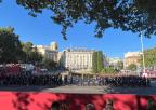 La presidenta de la Asamblea Regional asiste en Madrid a los actos conmemorativos de la Fiesta Nacional