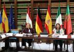 La presidenta de la Asamblea Regional de Murcia, Visitación Martínez, participa en la reunión del Grupo de Trabajo 