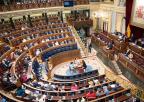 Fernando López Miras, durante su intervención en el Congreso de los Diputados