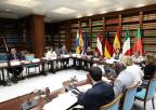 La presidenta de la Asamblea Regional de Murcia, Visitación Martínez, participa en la reunión del Grupo de Trabajo "Políticas Migratorias" de la CALRE