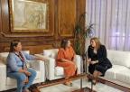 Visita institucional de la presidenta del Parlamento de Canarias a la Asamblea Regional de Murcia